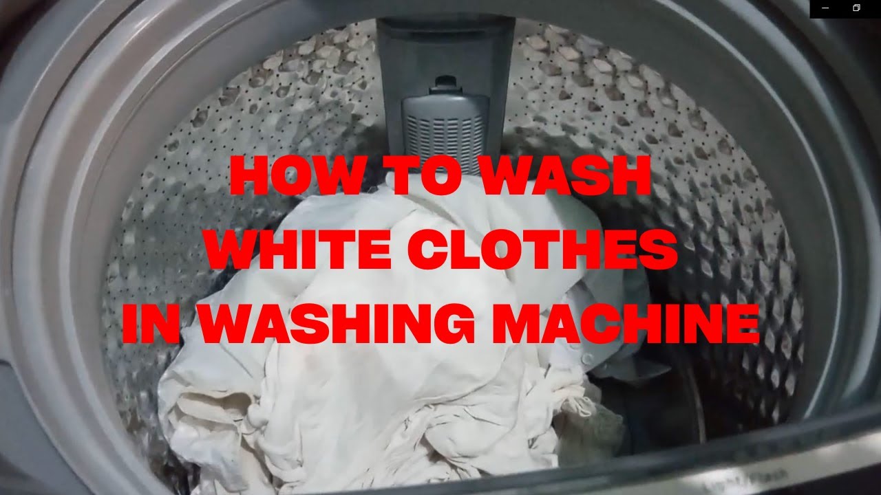 How To Do Laundry : How to Wash Whites When Doing Laundry 